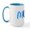 White/Blue Inside, variant on CafePress - MOM | Evil Eye - 15 oz Ceramic Large White Novelty Mug