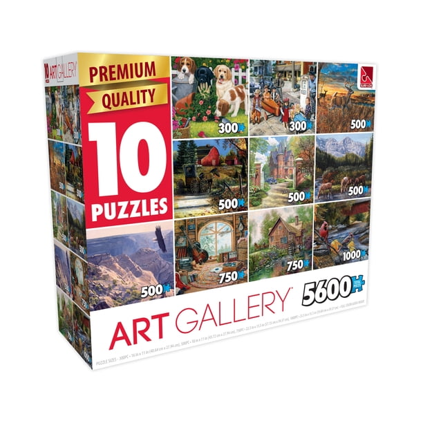 Sure-Lox Art Gallery 10-in-1 Deluxe Puzzle Pack - Walmart.ca
