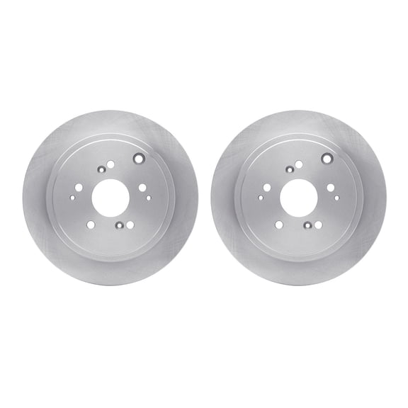 Dynamic Friction Company Rear Brake Rotors 6002-59043
