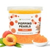 Tea Zone B2061 Peach Popping Pearls for Beverage, Ice cream, Desser, Sweet topping, ready to serve,7 lb