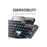 COOLER MASTER KC-NPDSF1-US PBT Doubleshot Backlit Keycap Upgrade Set Sakura Pink for Mechanical Keyboards