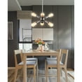 thumbnail image 4 of JONATHAN Y Jobs 17.5" Sputnik Metal LED Chandelier, Nickel, JYL9524A, 4 of 8