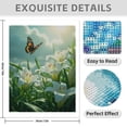 thumbnail image 3 of Diamond Art Kit for Adults, Butterfly And White Flowers Daylight Diamond Painting for Adults Beginners, DIY Diamond Art Painting Kits, 5D Diamond Painting Crafts for Home Decor 12x16 Frameless, 3 of 7