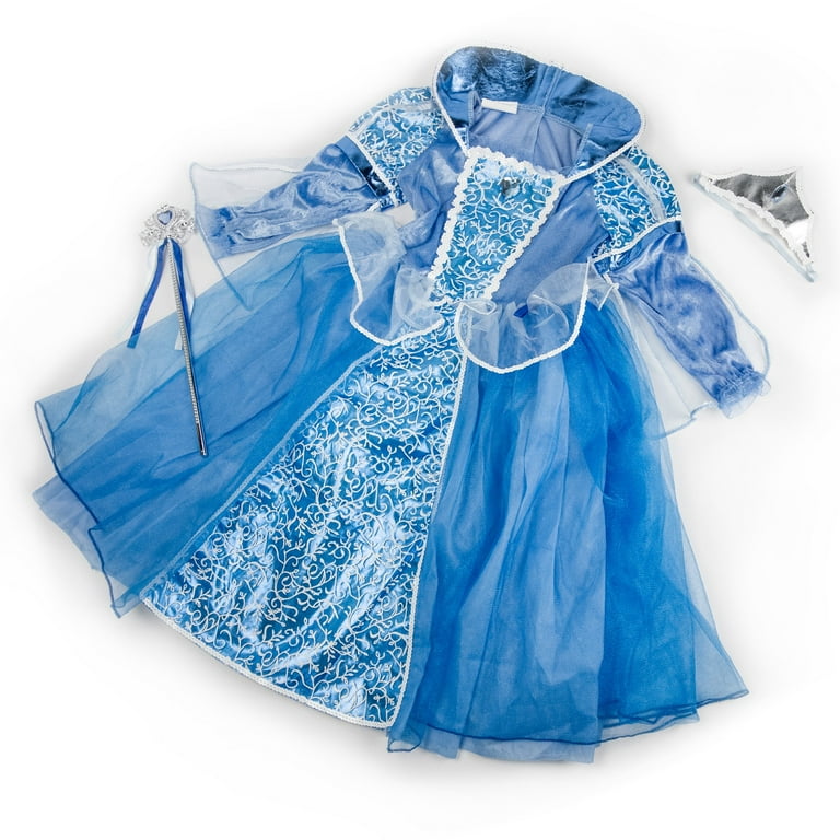 Royal Blue Princess Halloween Costume Medium 5/6 by Teetot