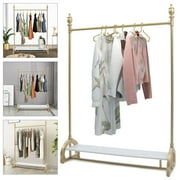 CNCEST Clothes Rack Freestanding Garment Rack Retail Display Easy Assemble