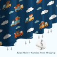 thumbnail image 6 of Cartoon Construction Vehicles Animals Shower Curtain 36"x72" ,Bathroom Decorative Shower Curtains Set with 12 Hooks,Modern Waterproof Washable Shower Curtain, 6 of 6