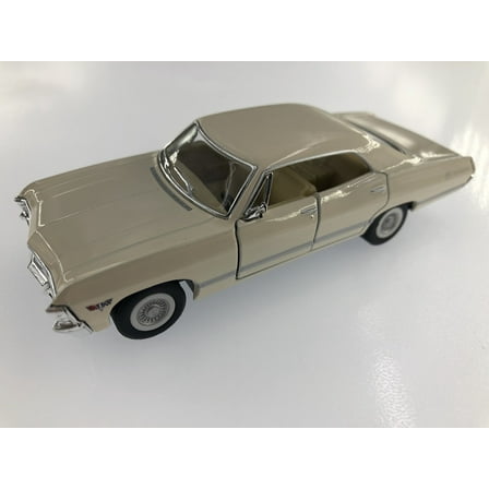5" Kinsmart Chevy 1967 Chevrolet Impala Diecast Model Toy Car 1:43 Cream