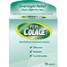 Colace 2-in-1 Tablets Stool Softener & Stimulant Laxative, Tablets 10 ea