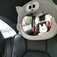 thumbnail image 4 of Cute Owl Observation Mirror Cartoon Animal Basket Observation Mirror Baby Safety Seat Car Mirror, 4 of 5