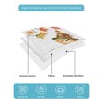 thumbnail image 4 of Quilts Queen Size Bedding Set, Fall Scarecrows Reversible Summer Quilt 3 Pieces, Thanksgiving Autumn Harvest Pumpkins Leaves Lightweight Bedspreads Coverlets with 2 Pillow Shams for All Seasons, 4 of 5
