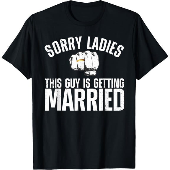 Funny Bachelor Party Design For Men Wedding Engagement Lover T-Shirt