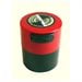 Herb Dry Box Minivac - 10g to 30 grams Airtight Multi-Use Vacuum Seal PortKle Storage Container for Dry Goods, Food, and Herbs - Red Cap & Black Body ()