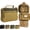 khaki-2, variant on Travel Hanging Toiletry Bags Tactical Camp Bag for Men Bathroom Cosmetic Bag Shave Hygiene Bag Black
