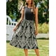 thumbnail image 3 of Vestido de verano Zeagoo 2025 sin mangas sin mangas Floral Beach, 3 of 7