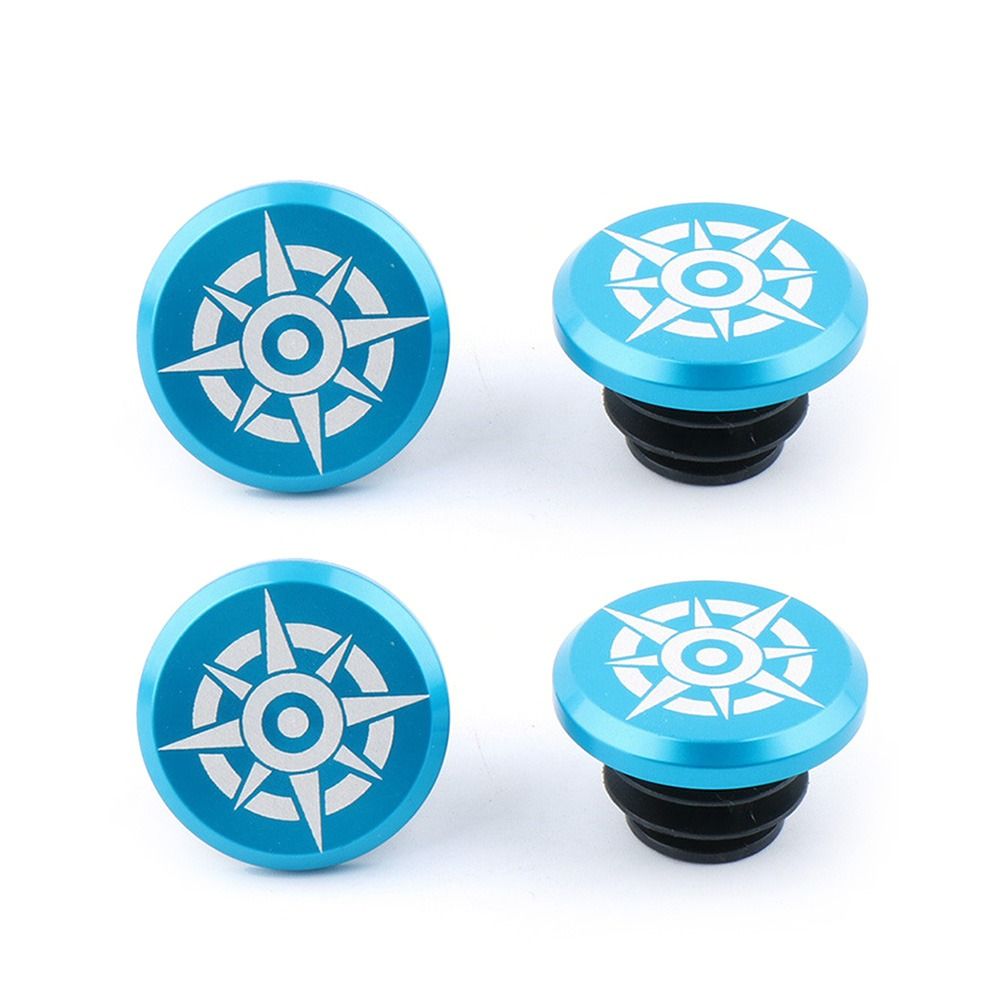 4Pcs Practical Outdoor Sports Aluminum alloy Handlebar Cover Cycling
