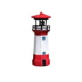thumbnail image 1 of Luz De Faro Respetuoso Del Medio Ambiente Resina Duradera Solar Forma De Faro Decoración Led Minnieouse HA015621-00, 1 of 6