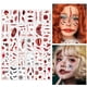 thumbnail image 2 of Decoración de Halloween Decoraciones de Halloween Pegatinas de Halloween Maquillaje de Fiesta Pegatinas de Caras Decoración del Festival de Fantasmas Simulación Pegatinas de C(Buy 2 Get 1 Free), 2 of 3