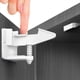 thumbnail image 3 of 20 Piezas Cerraduras de Gabinete Cerraduras de Seguridad para Niños Cerradura Magnética Segura para Armario Cajones para Niños Cerraduras de Gabinete Una Prueba de Adhesivo, Blanco, 3 of 5