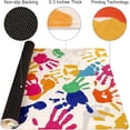 thumbnail image 5 of Handprints And Footprints Large Kids Rug , Washable Colorful Area Rug For Nursery Room, Non-Slip Play Mat Ultra Soft Indoor Carpet For Bedroom Playroom Classroom 3'x5', 5 of 6