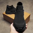 thumbnail image 4 of NOKIO Mens Walking Shoes Breathable Knit S𝗅ip On Sneakers Lightweight Casual Athlet𝗂c Fitness Shoes Comfortable Casual Running Shoes Fashion High Top Sport Sock Shoes for Back to College, 4 of 4