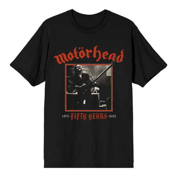 Motor Heart Lemmy 50 Years T-shirt All Size Reprint