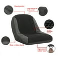 thumbnail image 4 of Universal Lawn Mower Tractor Seats Cover Padded Comfort Pad Storage Pouch Lawn Mower Accessories, 4 of 7