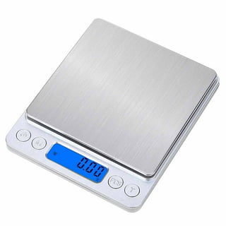 Smartheart Digital Kitchen Food Scale with Calorie & Carb Calculator, Stainless Steel, Silver