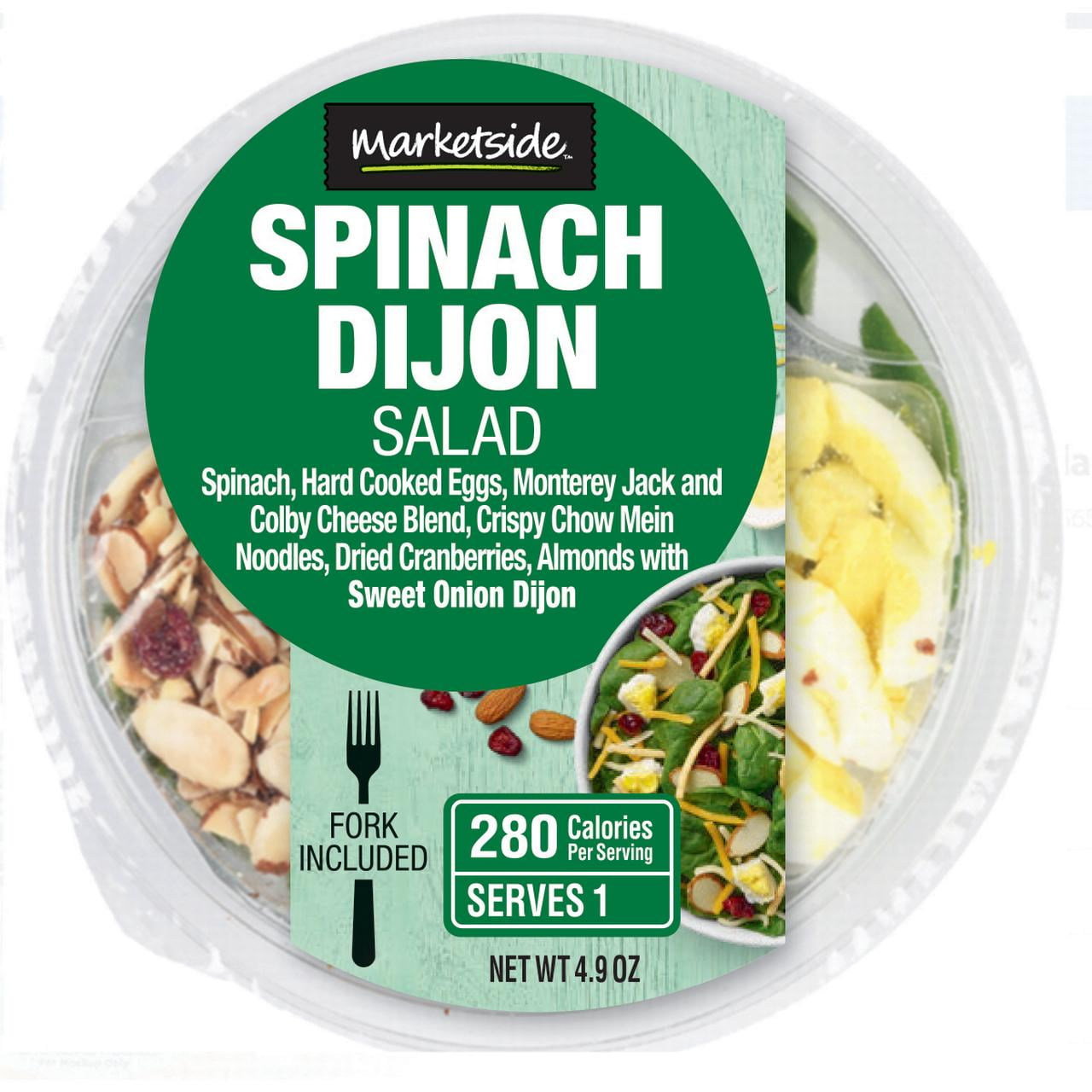 Marketside Spinach Dijon Salad, 4.9 oz