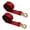 Red, variant on Mega Cargo Control 2" Wheel Lift Snap Hook Lasso Towing Straps - 5,000 LBS Max Strength, Blue Auto Tie Down for Wheel Lift, Trailer, Tow Truck - (2 Pack)