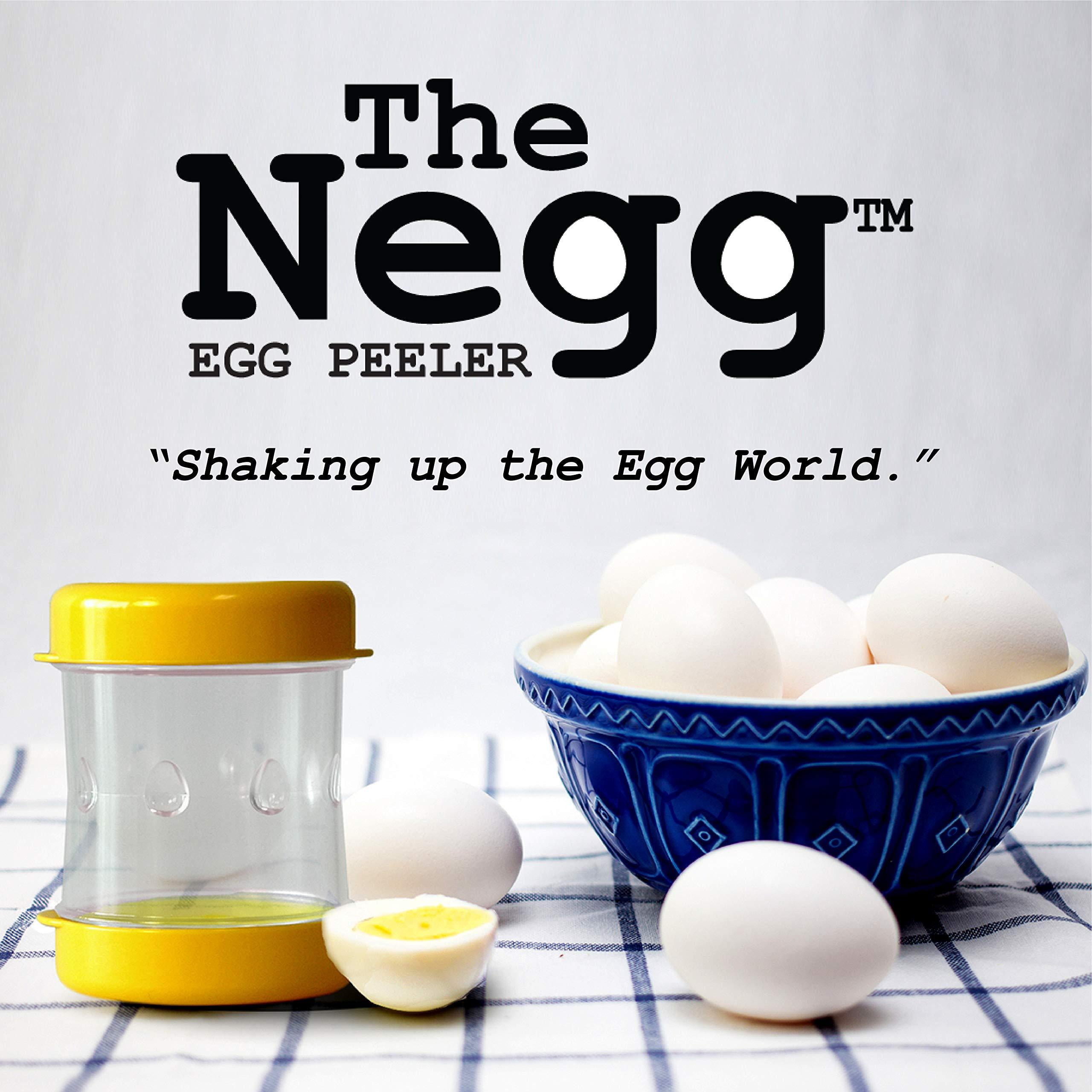 The Negg Hard-Boiled Egg Peeler in Red - Annies Hallmark and