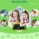 thumbnail image 3 of Blue Cartoon Dinosaur LCD Writing Board Drawing Board Children'S Graffiti Sketch Handwriting Blackboard, 3 of 5