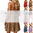 thumbnail image 3 of Tqcoqu Women's Adjustable Spaghetti Strap Backless Dresses,Tiered Ruffle Mini Dress with Pockets,Light Blue Women's S-XXL, 3 of 6