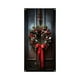 thumbnail image 2 of Cubierta navideña para puerta de 35 x 71 pulgadas | Decoración navideña con estampado de Papá Noel | Tejido de poliéster duradero | Fácil de instalar | Ideal para puertas de entrada, paredes, 2 of 6
