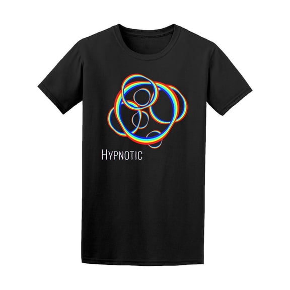 Cool Colorful Figures Hypnotic Tee Men's -Image by Shutterstock