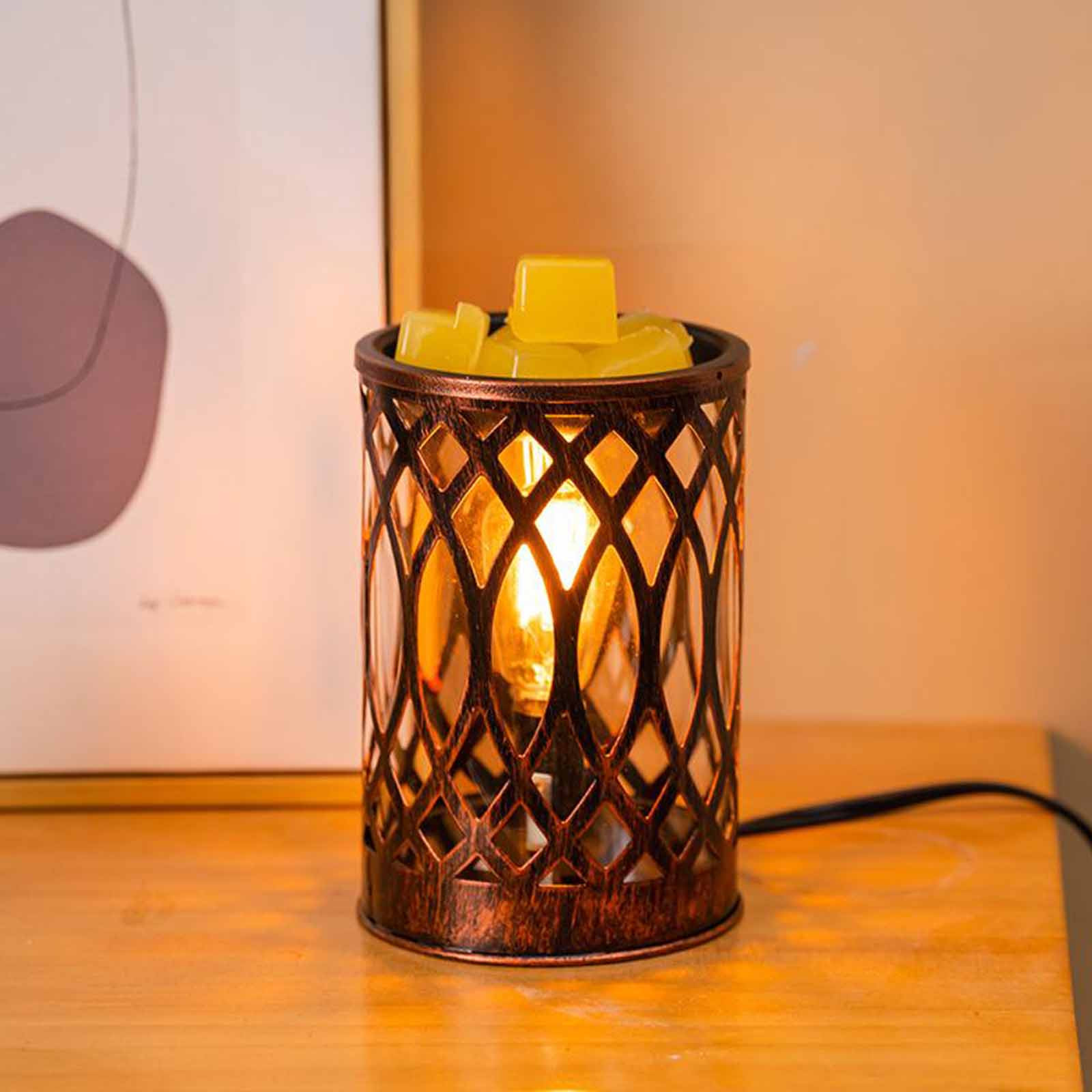 Wax Melt Candle Warmer - Electric Wax Melter with Lamp , Fragrance Warmer, Oil Burner, Aromatherapy Essential for Home & Office, Wax Warmer for Scented Wax Gift & Decor