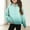 Mint Green, variant on Bnwani Sweatshirt for Girls Zip Mock Neck Long Sleeve Half Zip Crop Fleece Sweatshirt Gradient Pullover