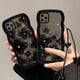 thumbnail image 2 of Funda de teléfono de flores negras transparentes para Samsung S23ULTRA, S22, S21, S20FE, S20, A14, A53, A50, A32, A13, A21S, A31, A23, A11, A04, A03S qiuyongming unisex, 2 of 2