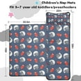 thumbnail image 5 of Blue Football Helmets and Balls Pattern Toddler Nap Mats for Kids Preschool,Sleeping Mat Bag or Kids,Toddler Sleeping Bag,Toddler Nap Mat or Daycare, 5 of 6