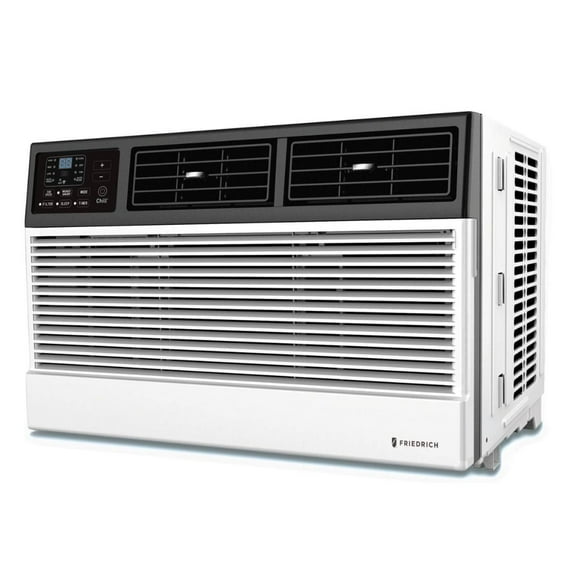 Friedrich Chill Premier 12000 BTU Window Unit Mobile Control and Smart Air Conditioner, White