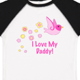thumbnail image 4 of Inktastic I Love My Daddy Girls Toddler T-Shirt, 4 of 5