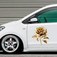 thumbnail image 6 of Ankereame Gold Rose Decals - Waterproof Car Stickers & Bathroom Tile Decor, Scratch Cover, Easy to Apply, 6 of 6