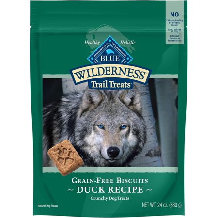 UPC: 0840243133079 | Blue Buffalo Wilderness Trail Treats High Protein Grain Free Crunchy Dog Treats Biscuits Duck Recipe 24-oz Bag Duck 1.5 Pound (Pack of 1)