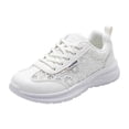 thumbnail image 6 of HEWUQI Running Shoes Women Lace up Arch Support Platform Wedge Walking Non Slip Sneakers Lightweight Casual Outdoor Athletic Footwear Black Size 16, 6 of 6