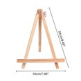thumbnail image 3 of 1Pc 24cm Mini Chevalet en Bois Stand Présentoir Peinture Tableau Tableau Art Rack, 3 of 7