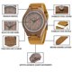 thumbnail image 3 of Relojes casuales con movimiento de cuarzo japonés con correa de cuero y caja de regalo, 3 of 5