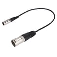 thumbnail image 2 of Cable de micrófono Bling Bling convertidor de audio mini XLR de 3 pines macho, 2 of 9