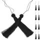 thumbnail image 3 of Decorative Tassel Ornaments Black Tassel for Crafts 10Pcs, 3 of 4