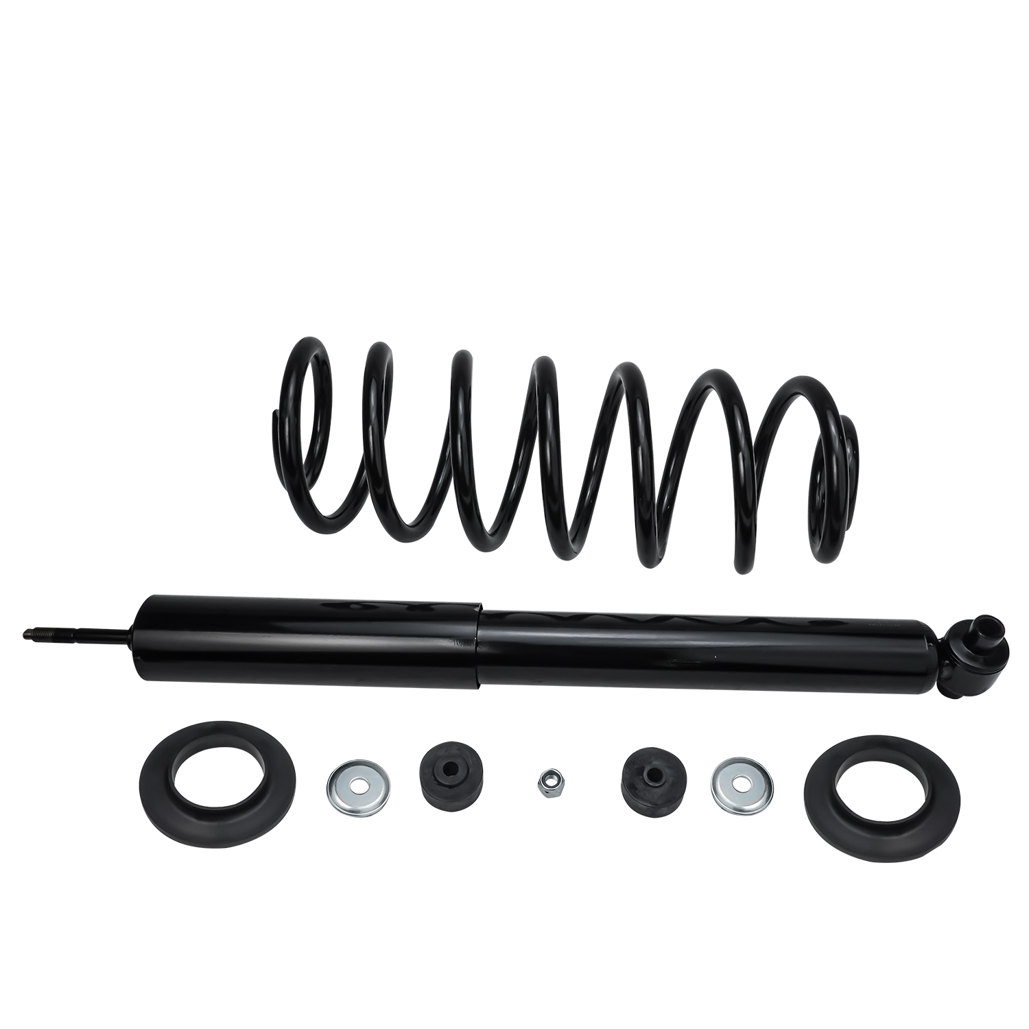 Detroit Axle - Rear Struts for 2003-2011 Ford Crown Victoria Lincoln Town Car Grand Marquis Complete 2 Struts w/Coil Spring 2004 2005 2006 2007 2008 2009 2010 Replacement Ready Struts Assembly