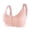 Pink, variant on Women's Racerback Front Closure Bra Plus Size Full Figure Unpadded Everyday Underwire for Big Bust