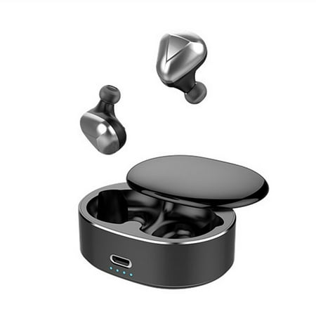 Full Frequency Balanced Armature Driver Noise Cancelling Waterproof bluetooth 5.0 Earphones Earbuds Headphones, With 2200mAh Charging Case, (Best Balanced Armature Earphones)